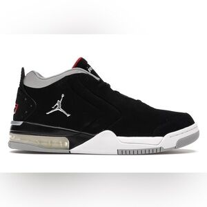 Jordan Big Fund Black/Metallic Silver-White Size 10